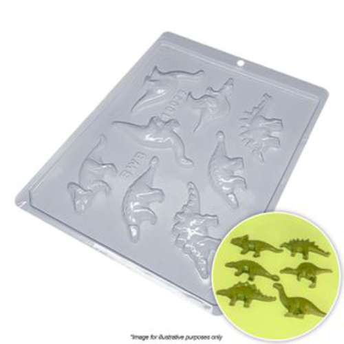 Dinosaur Assortment Chocolate Mould #2 - Click Image to Close